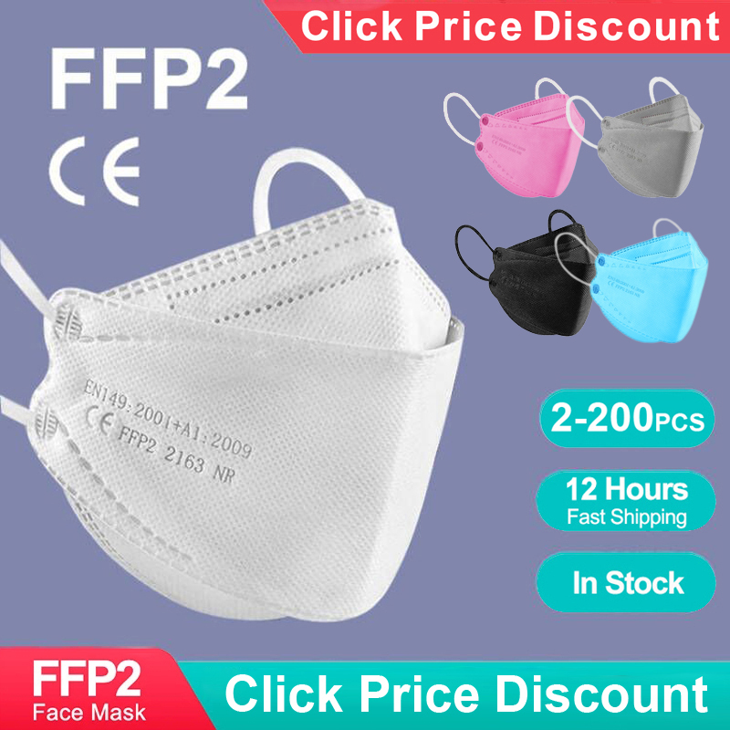 Disposable Surgical Mask - Máscara Certificada KN95 FFP2 em Forma