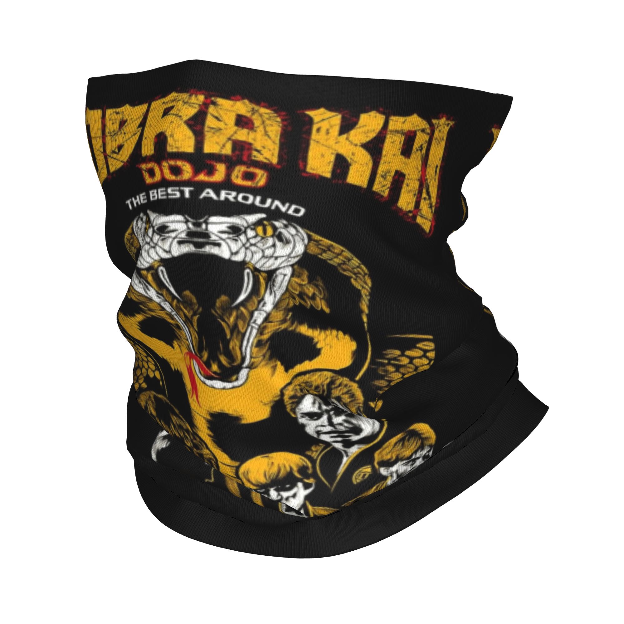 Neck Gaiter Face Cover - Bandana Personalizada Cobra Kai, Protetor de