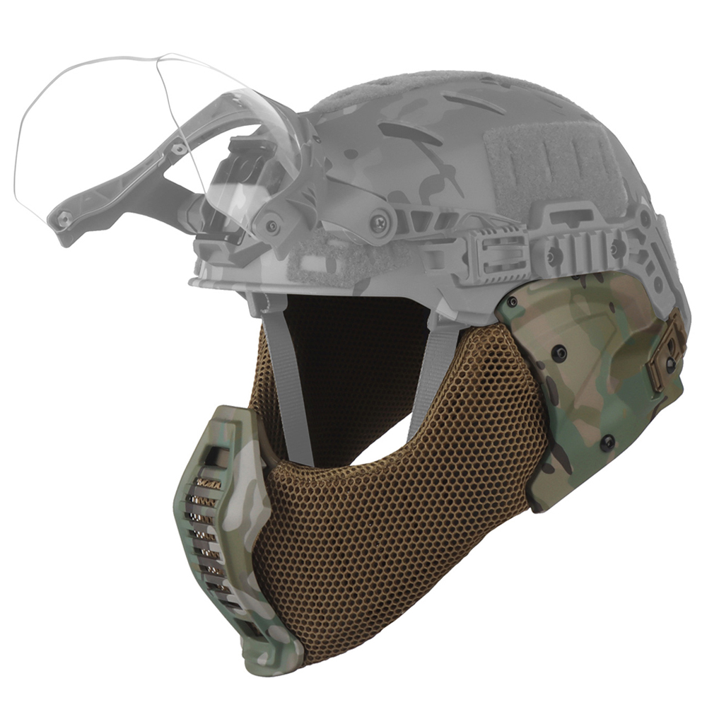 Respirator Half Face - Tático 3.0 wendy capacete meia máscara