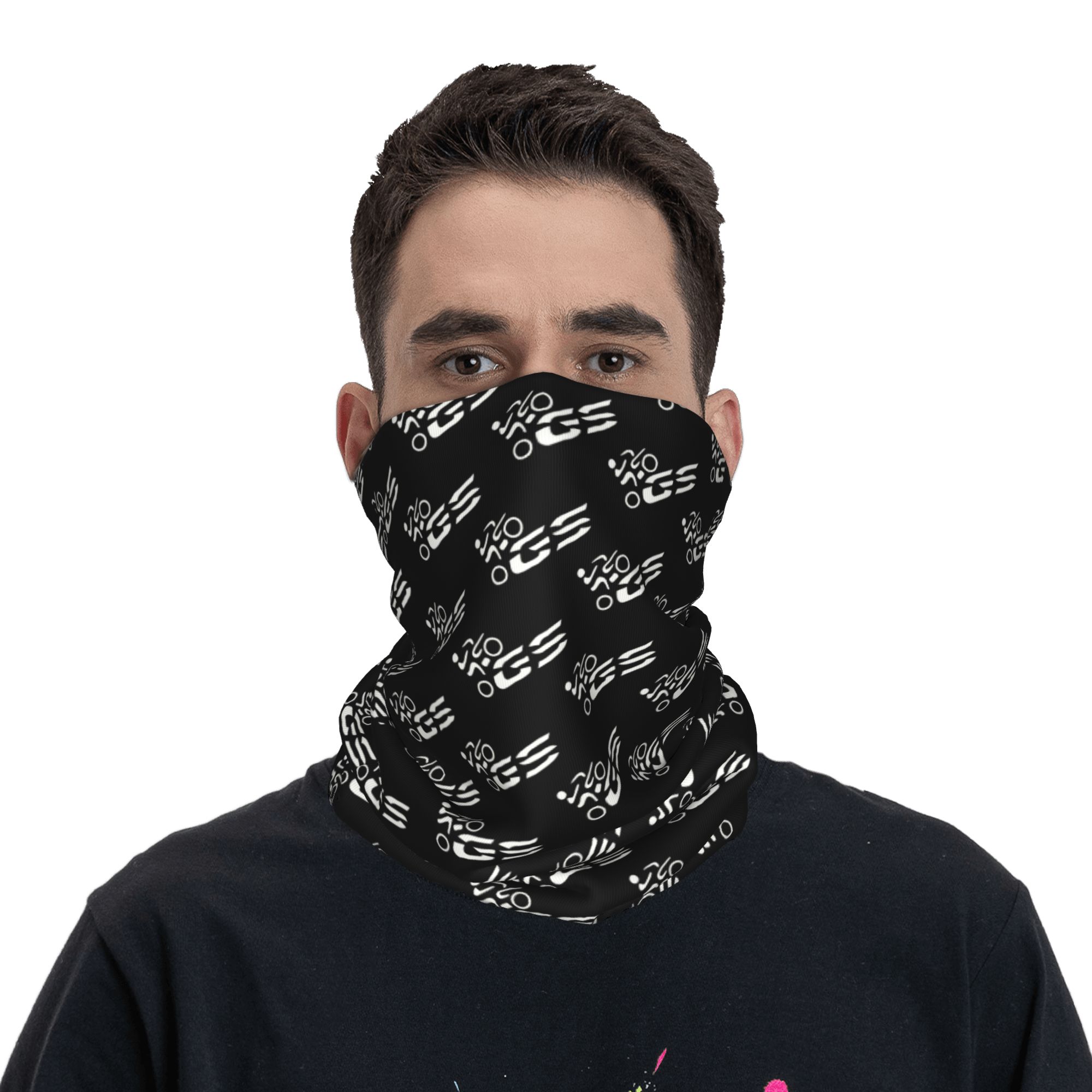Neck Gaiter Face Cover - Bandana Personalizada GS Moto, Protetor de