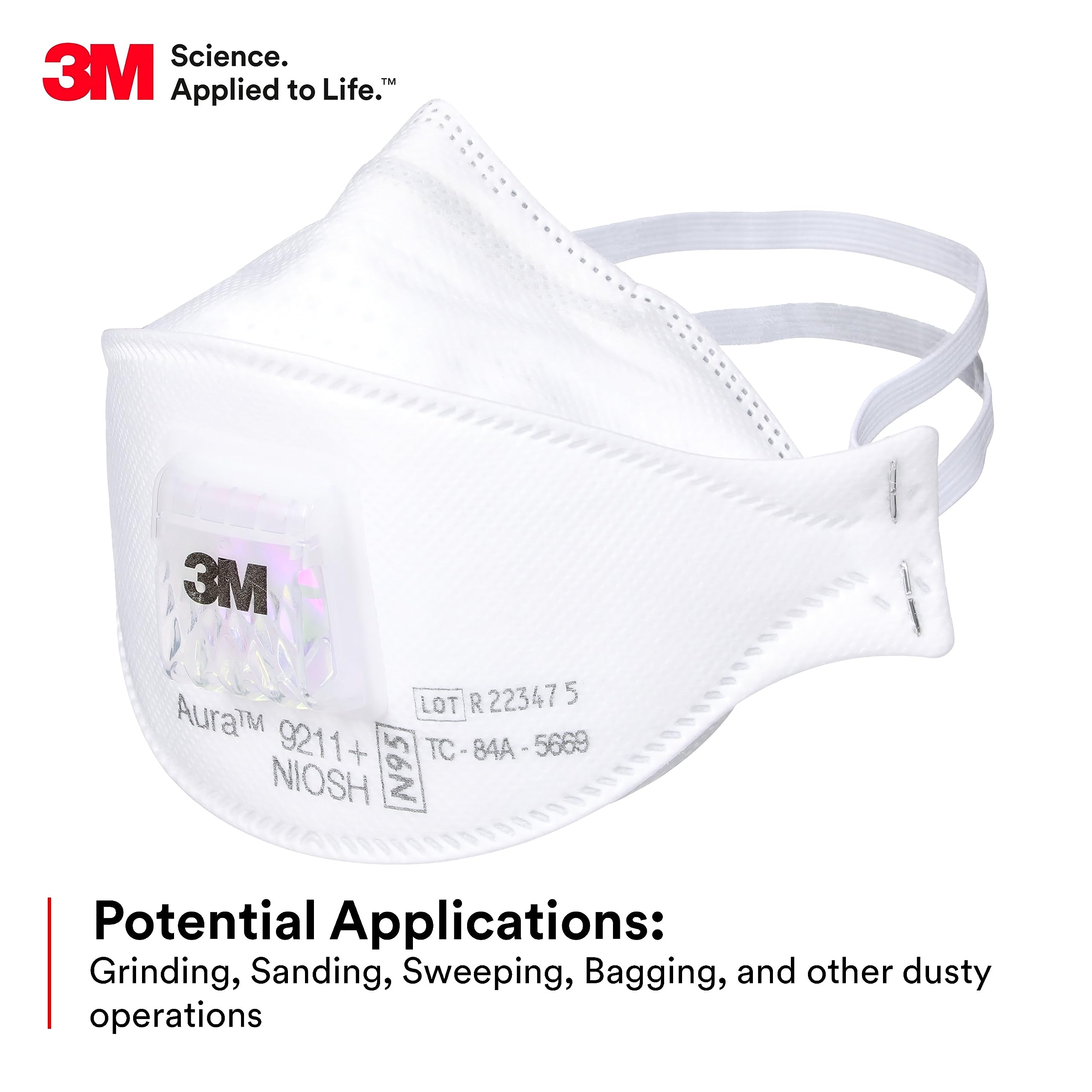 Dust Mask Construction - 3m aura 9211 + respirador de