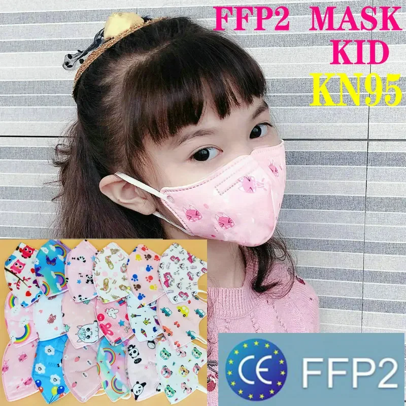 Kn95 Respirator Mask - FFP2 CE Máscara KN95 Criança Crianças