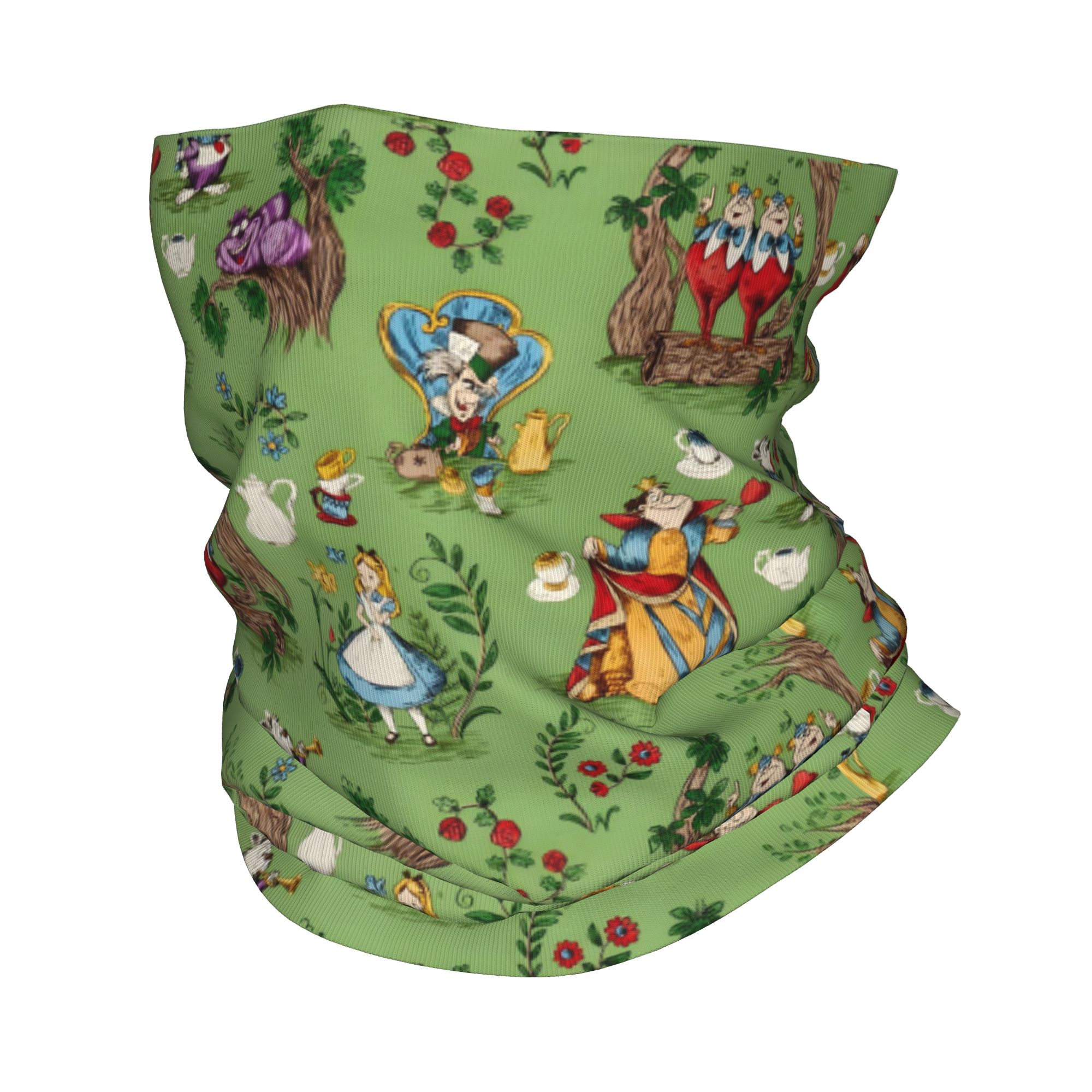 Neck Gaiter Face Cover - Bandana Personalizada A-Alice no País das