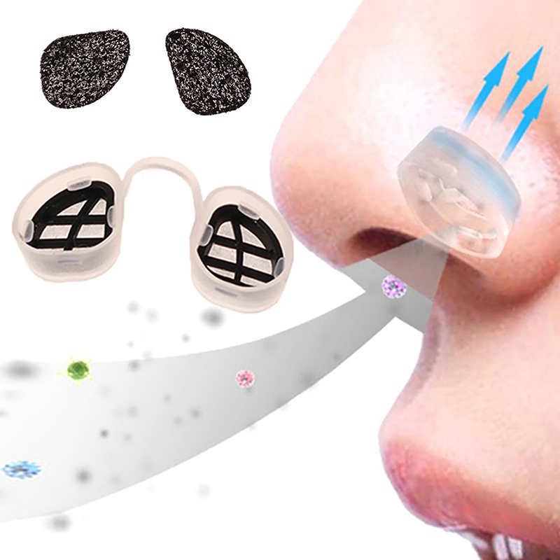 Anti Pollution Mask - Filtros Nasais Invisíveis Confortáveis, Máscara Anti