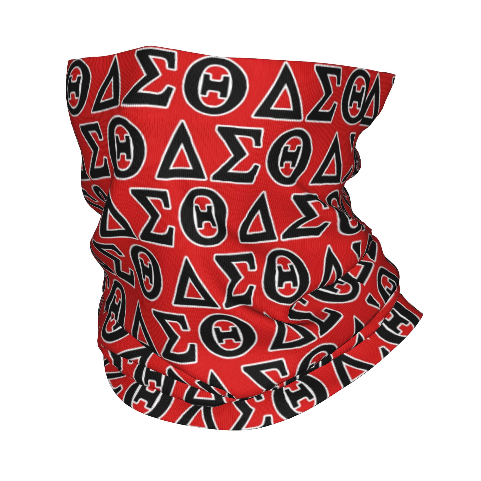 Neck Gaiter Face Cover - Personalizado delta'es sigma'es theta'es fraternidade bandana