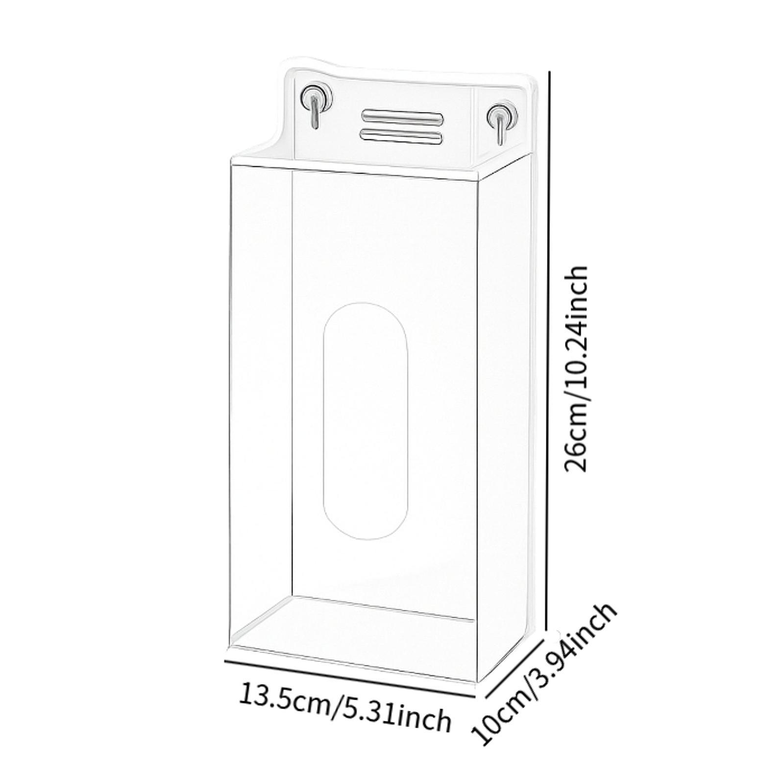 Face Mask Storage Box - Suporte de Parede para Luvas em