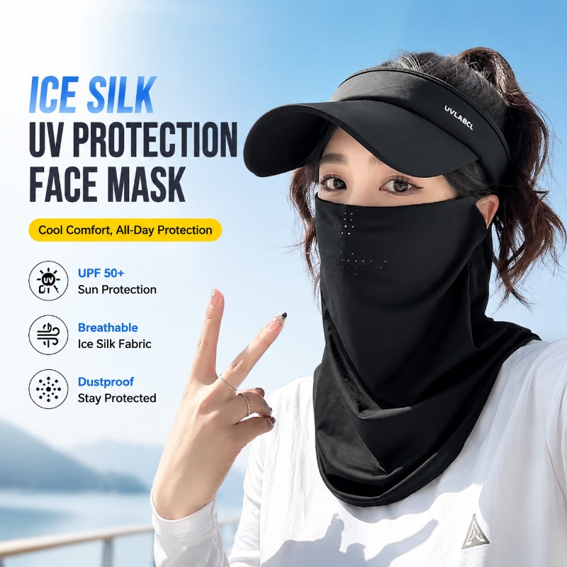 Máscara Facial de Seda Gelada  - Sports Mask Breathable avaliação e preço