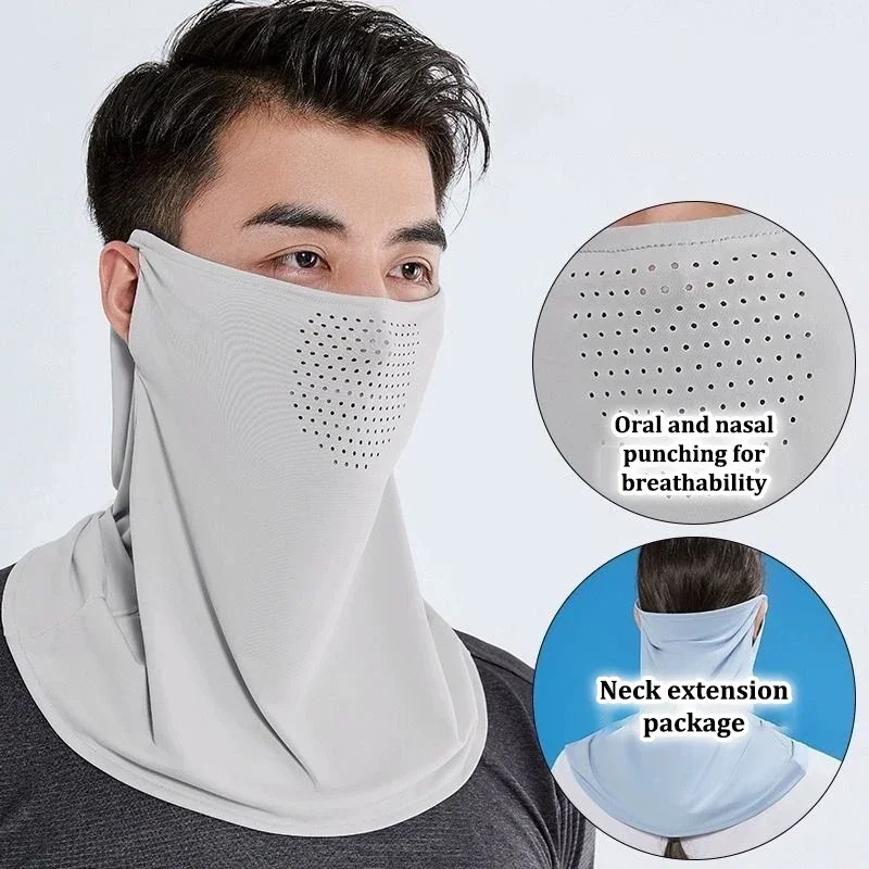Máscara Facial de Seda Gelada  - Sports Mask Breathable avaliação e preço