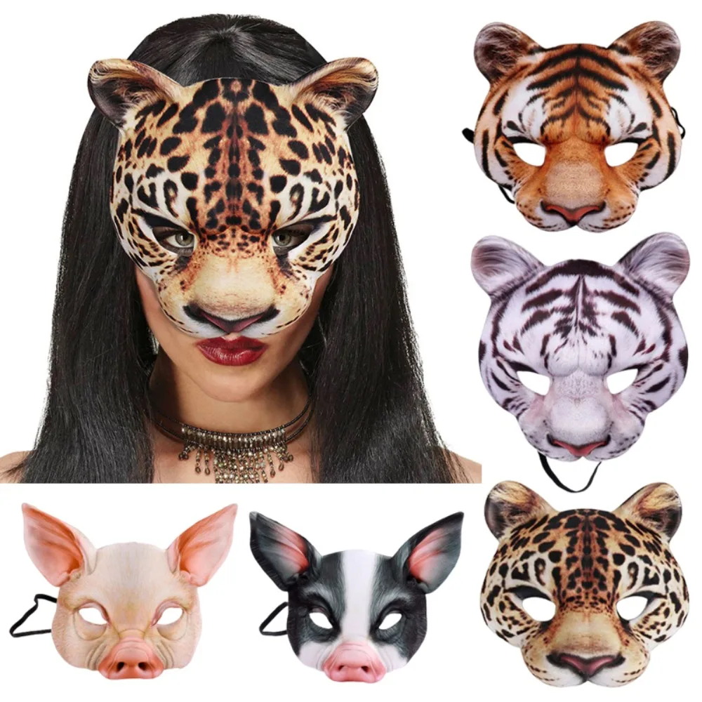 3D Animal Meia Máscara Facial, - Respirator Half Face avaliação e preço