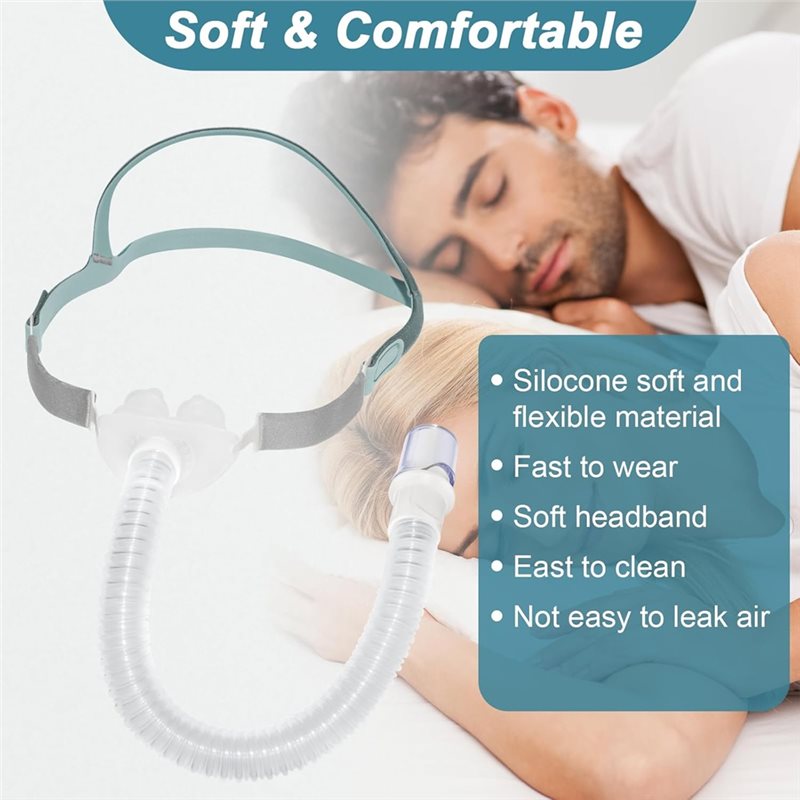 Máscara CPAP com Tubo Incluído - Silicone Mask Bracket avaliação e preço