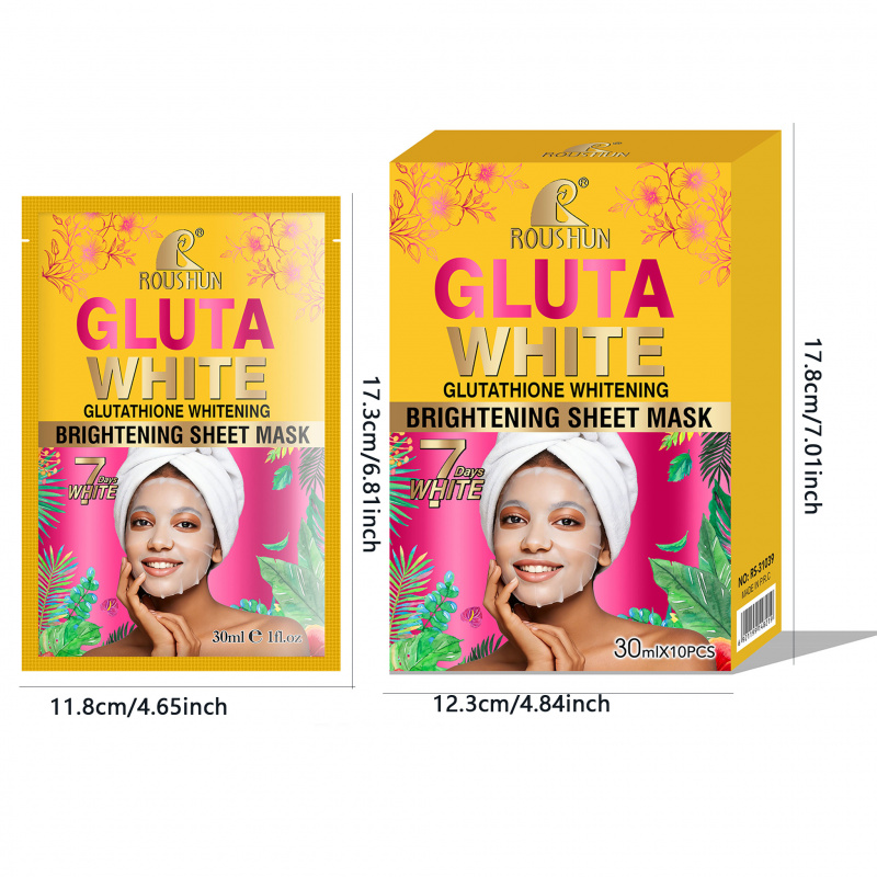 Máscara Facial Gluta White, Cu - Face Mask Storage Box avaliação e preço