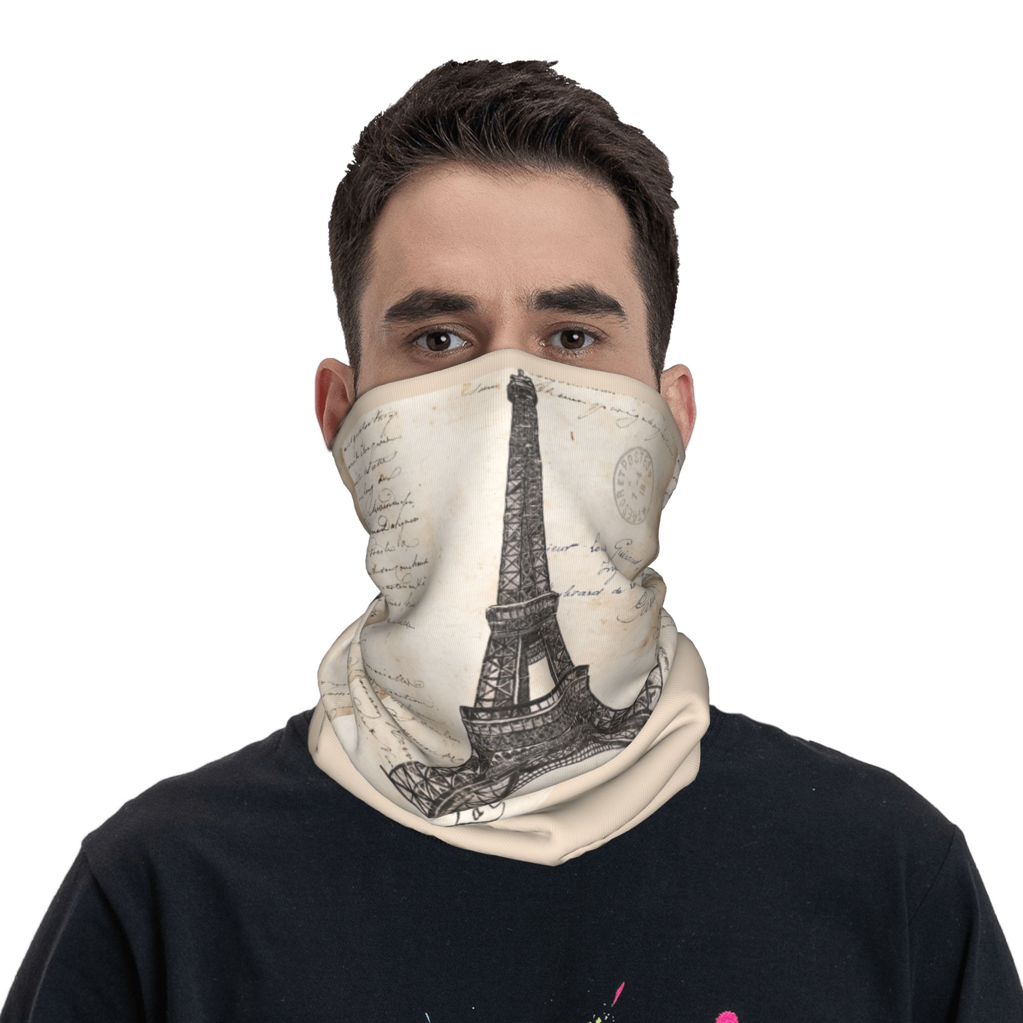 Bandana Personalizada Torre Ei - Neck Gaiter Face Cover avaliação e preço
