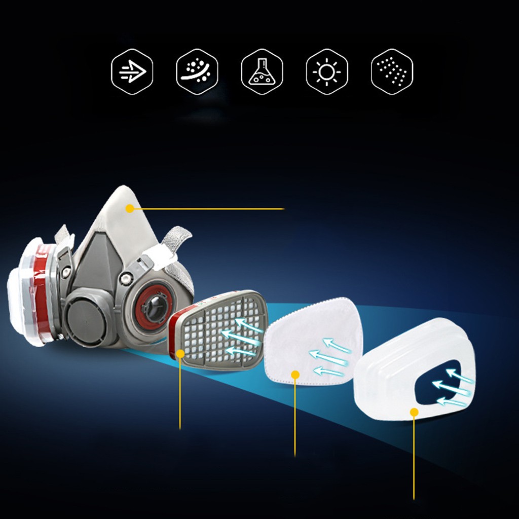 Respirador de poeira facial in - Respirator Half Face avaliação e preço