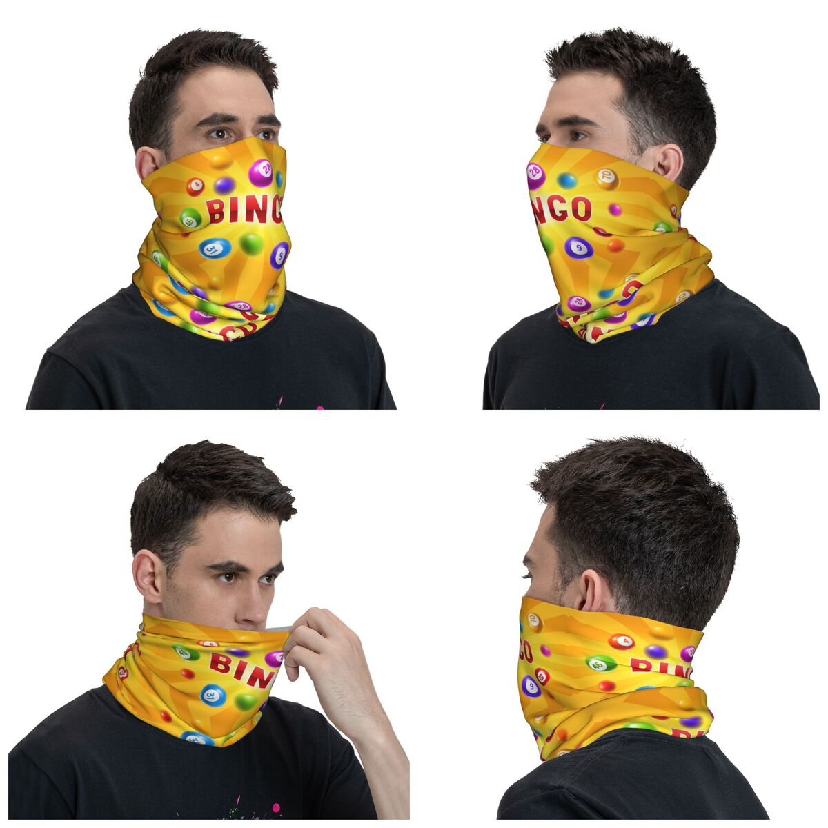 Jogo quente personalizado bing - Neck Gaiter Face Cover avaliação e preço