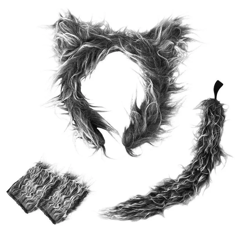 Meninas lobo orelha bandana ca - Kids Face Mask avaliação e preço