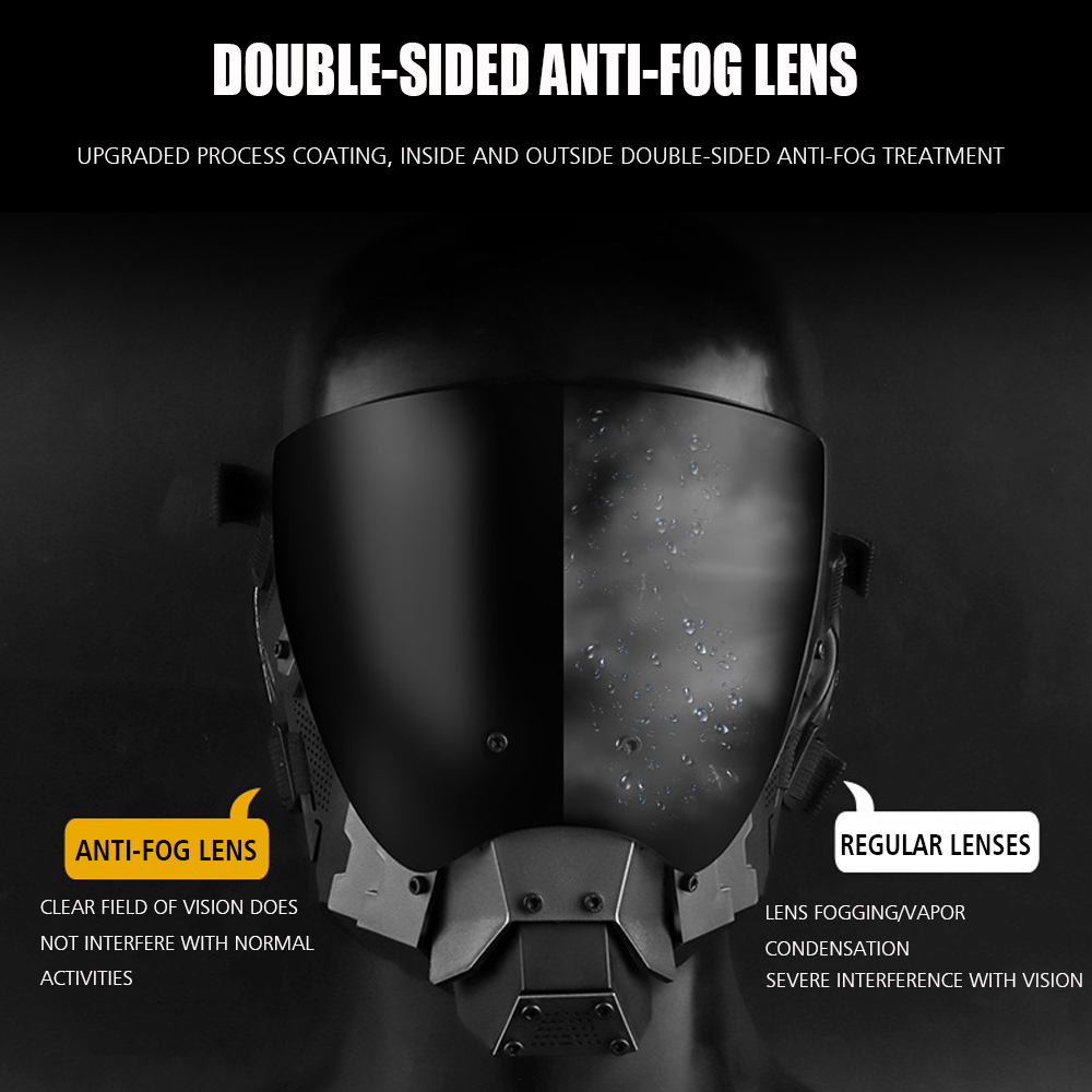 Máscara tática de airsoft, ócu - Anti Pollution Mask avaliação e preço