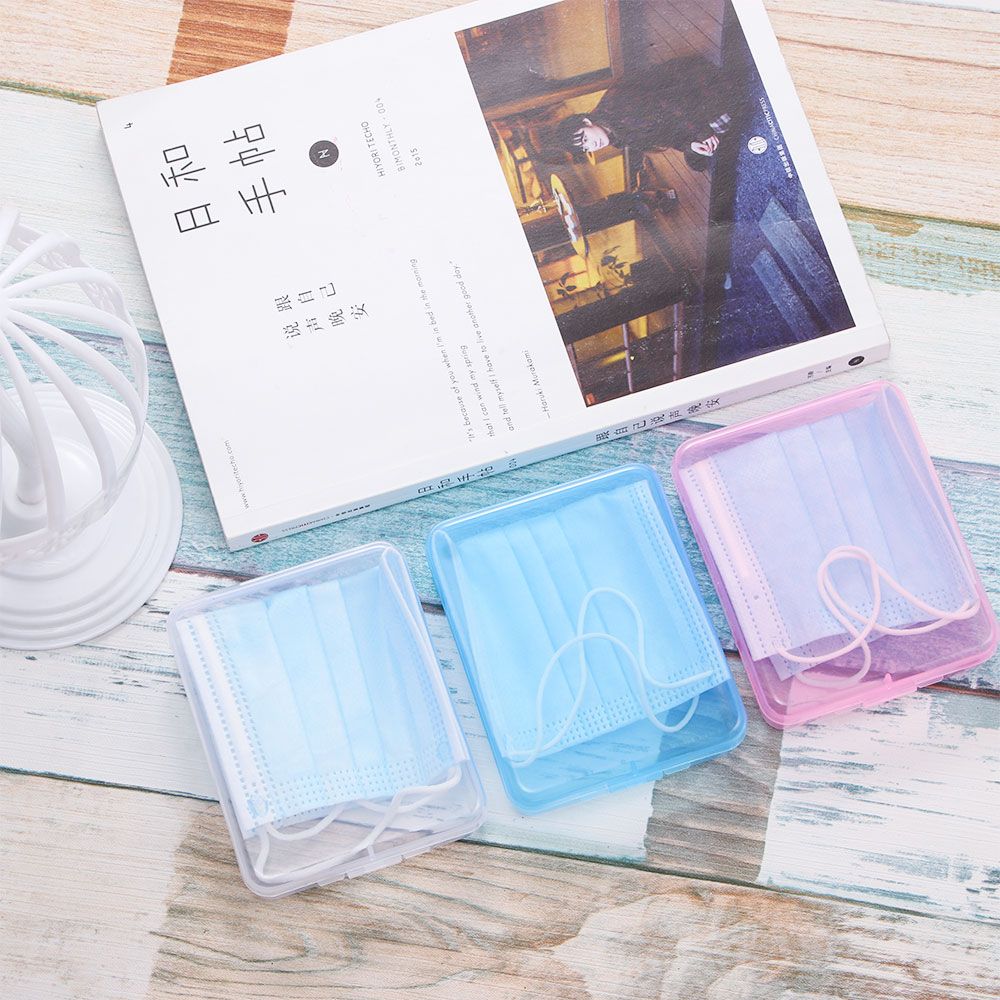 Recipiente retangular de prote - Face Mask Storage Box avaliação e preço