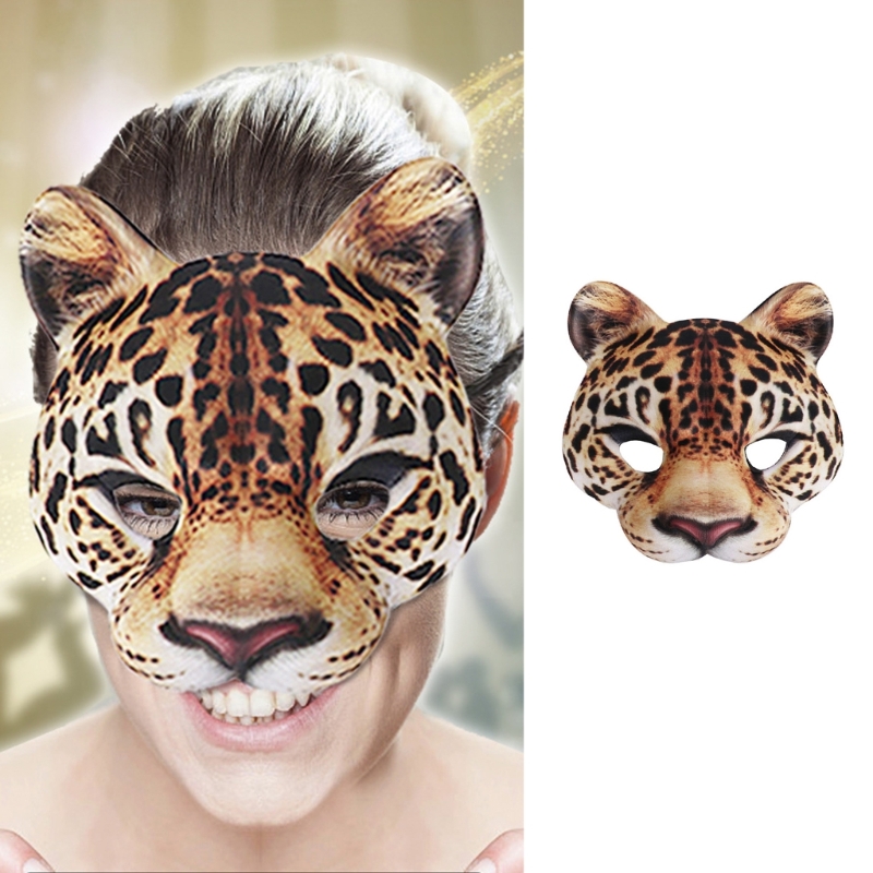 Máscara leopardo para festa, f - Respirator Half Face avaliação e preço