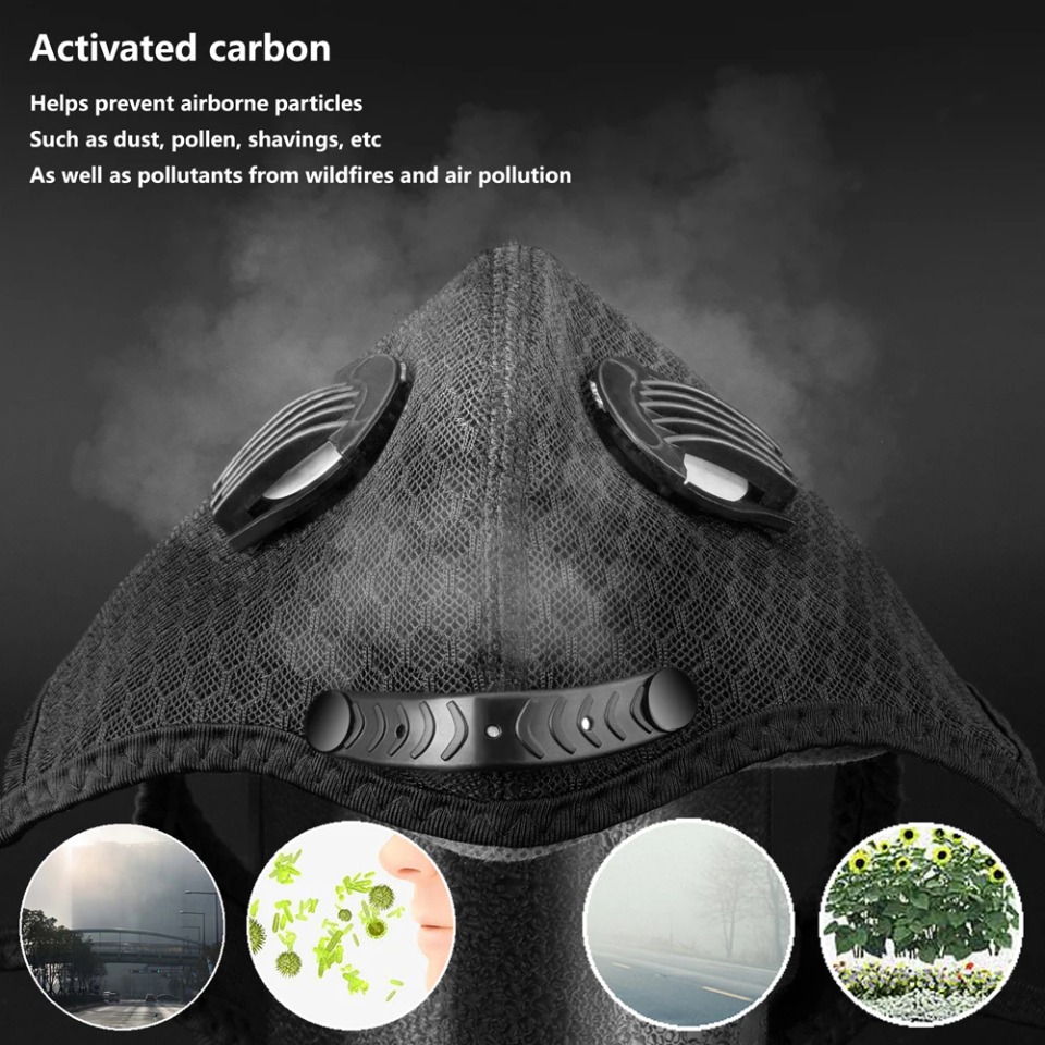 Máscara de ciclismo com filtro - Dust Mask Construction avaliação e preço