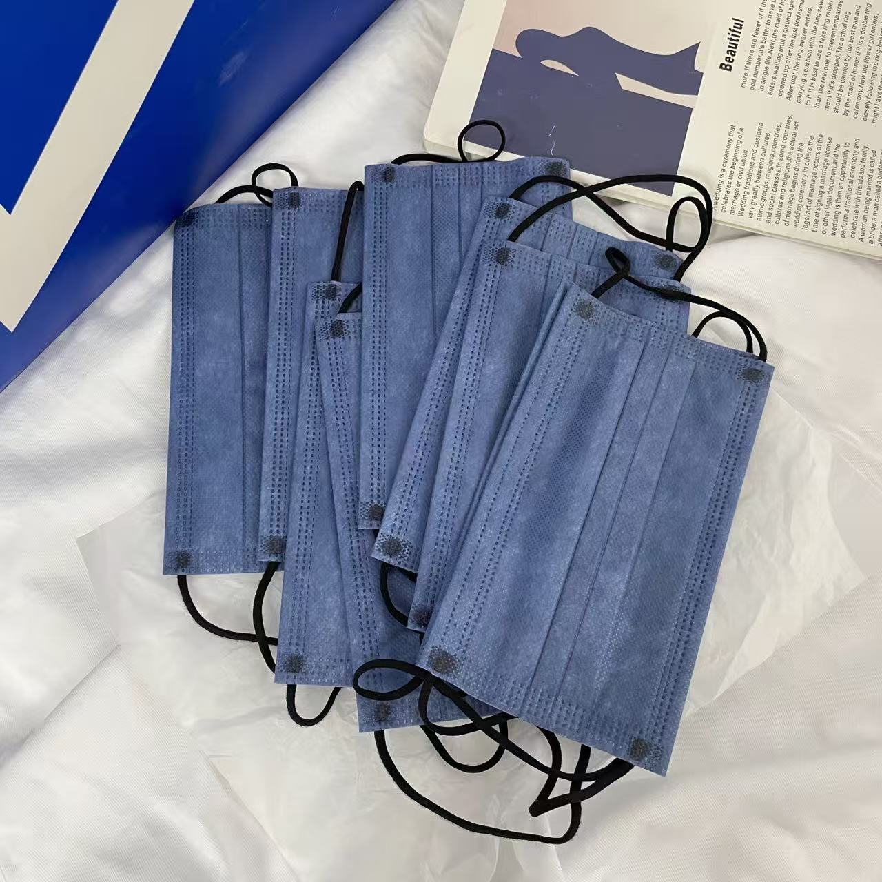 200 máscaras faciais descartáv - Disposable Mask Blue avaliação e preço