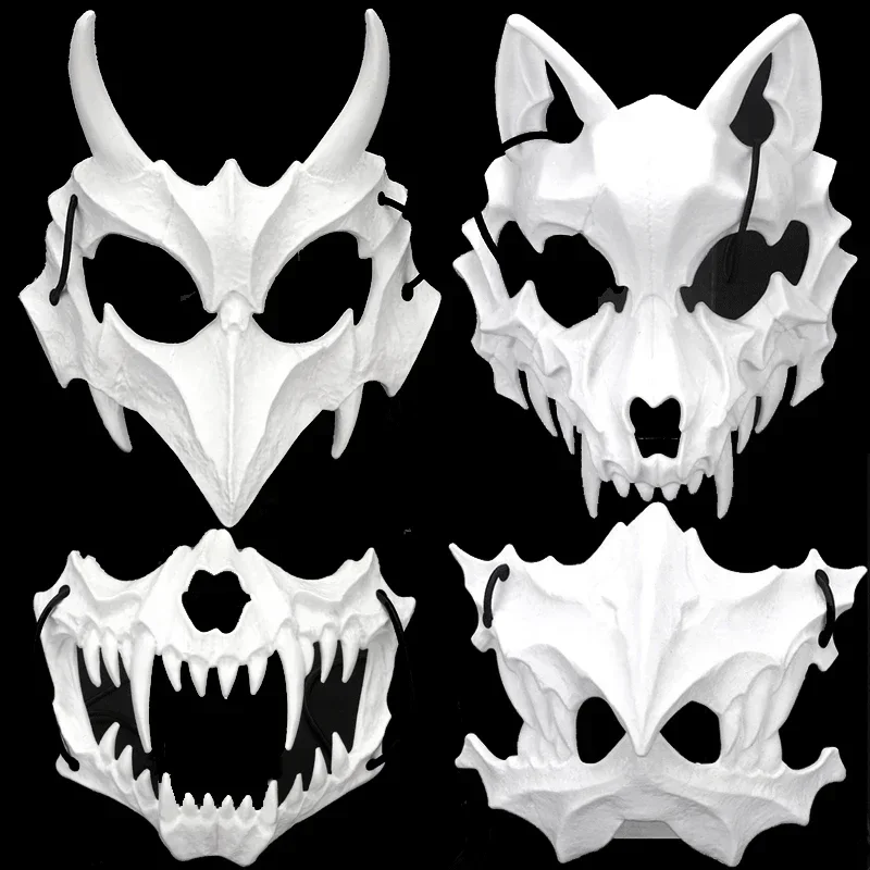 Halloween máscara de terror me - Respirator Half Face avaliação e preço