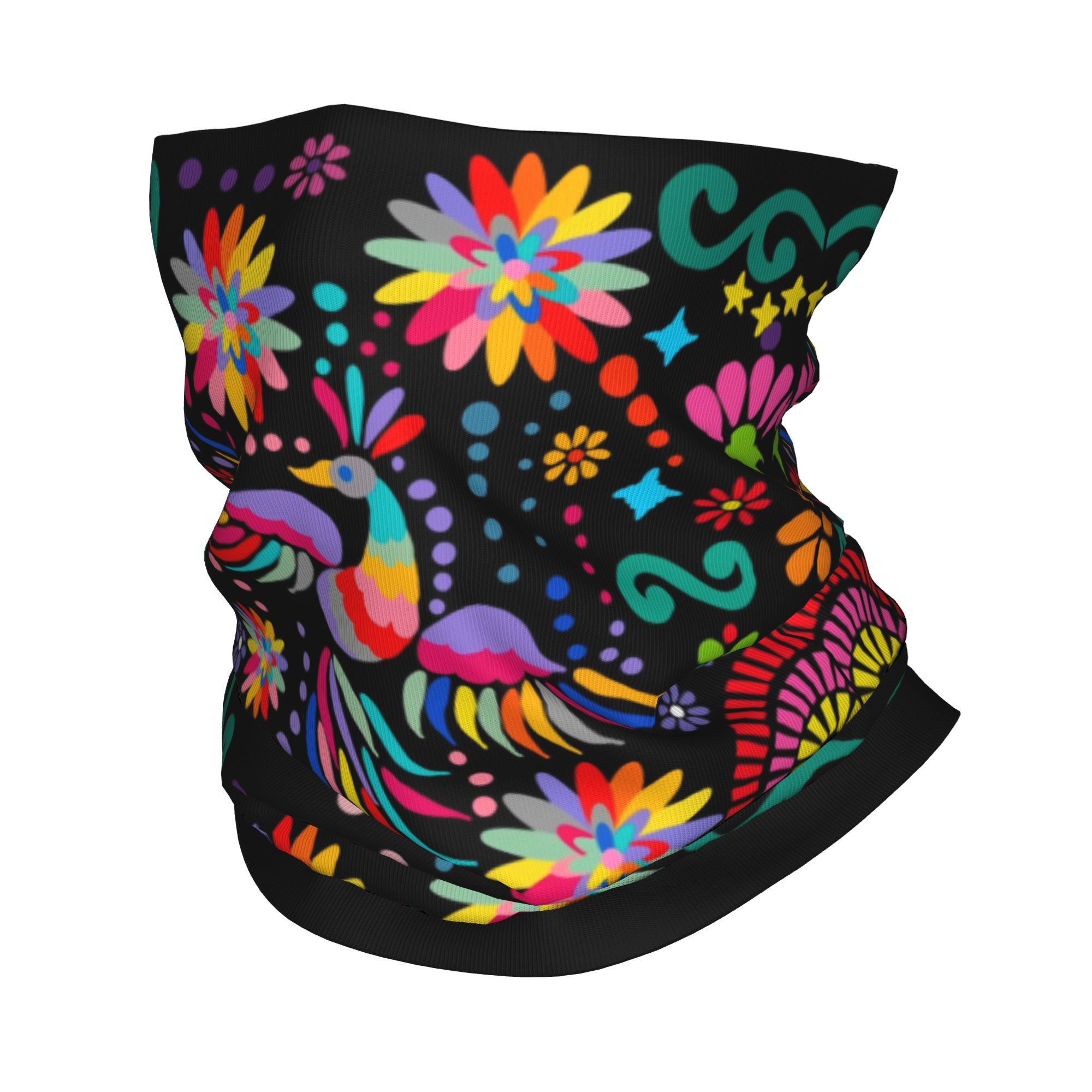 Personalizado mexicano floral  - Neck Gaiter Face Cover avaliação e preço