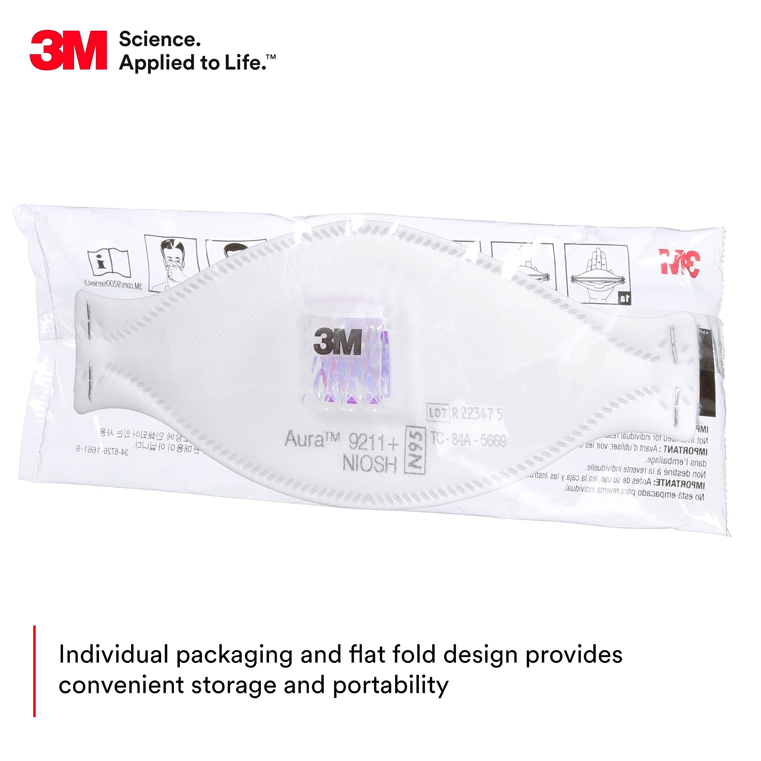 3m aura 9211 + respirador de p - Dust Mask Construction avaliação e preço