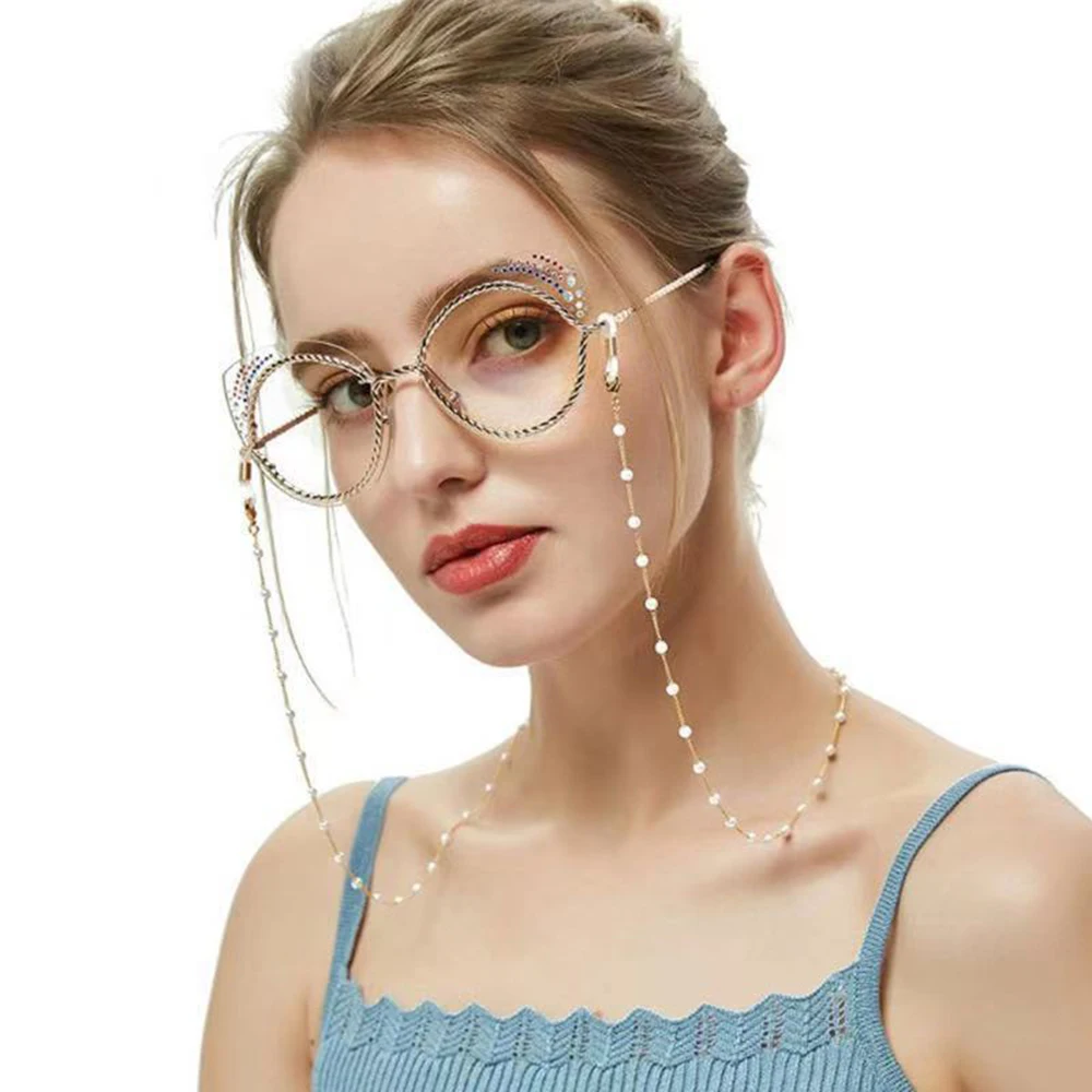 Corrente de Contas de Cristal  - Mask Chain Holder avaliação e preço