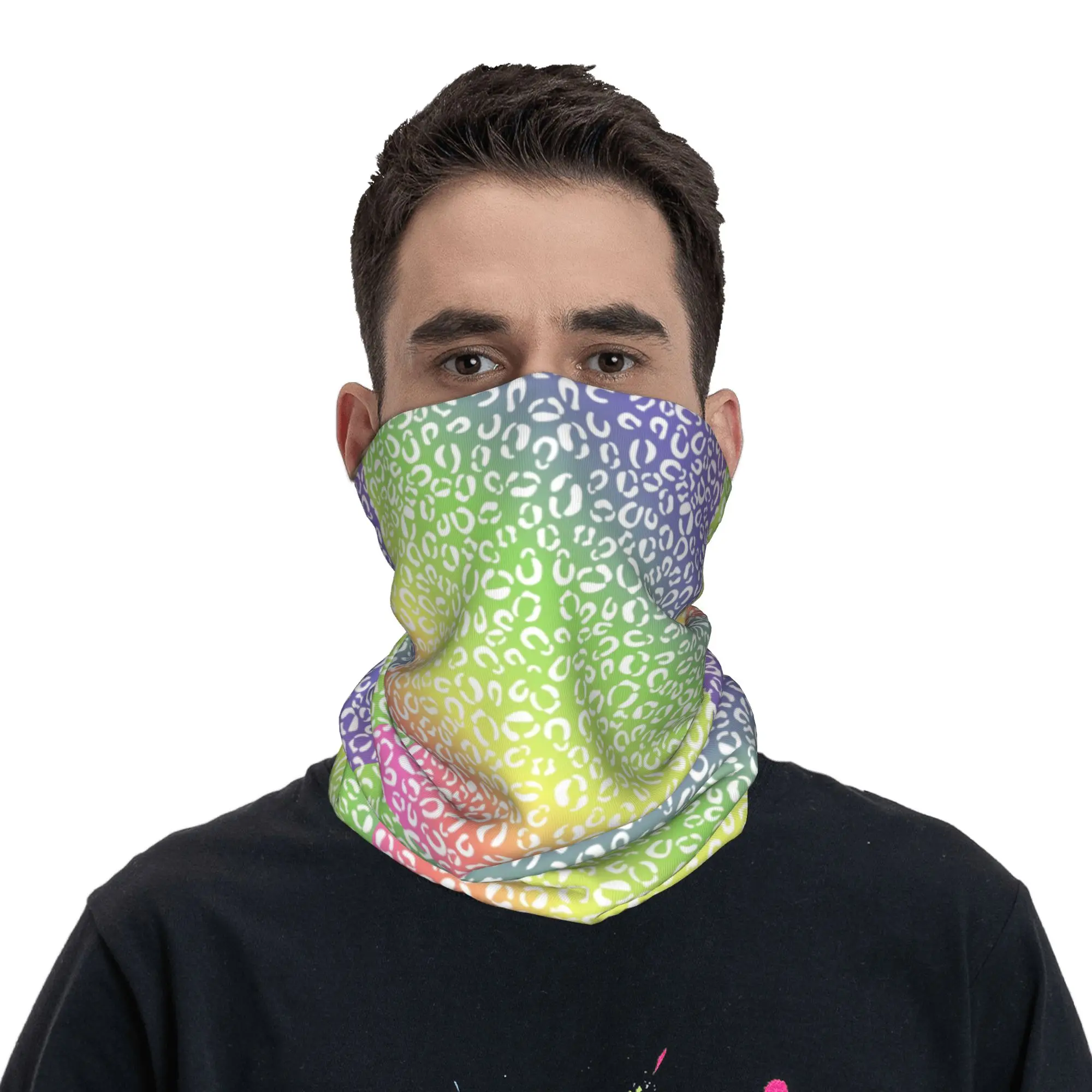 Bandana com Estampa de Leopard - Neck Gaiter Face Cover avaliação e preço