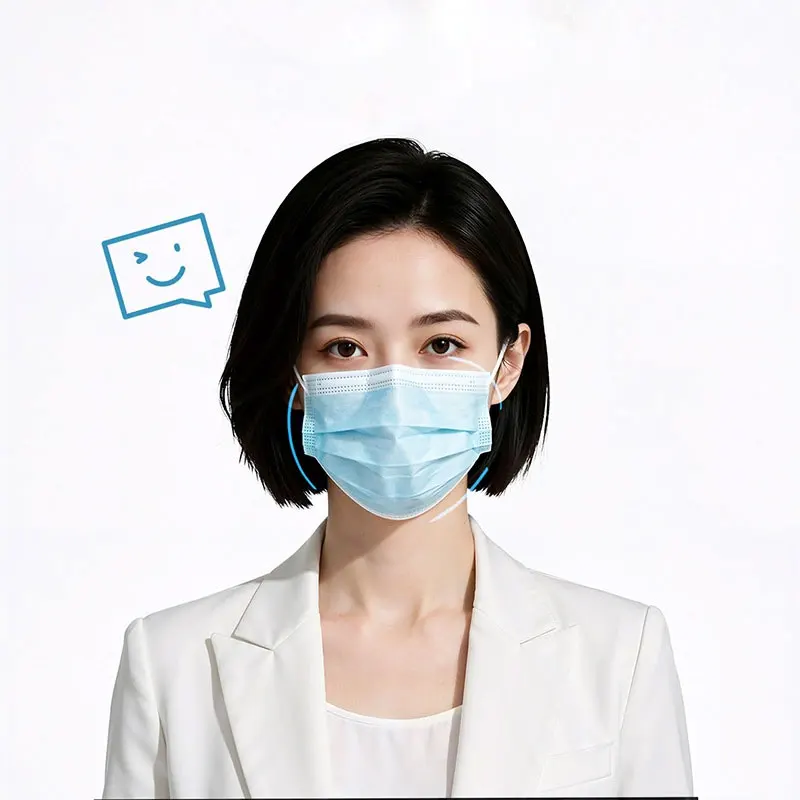 Máscaras Faciais Descartáveis  - Disposable Mask Blue avaliação e preço
