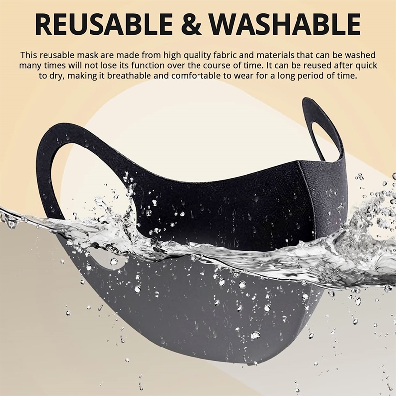 5/10 pçs moda sólida earloop m - Cloth Face Mask Washable avaliação e preço
