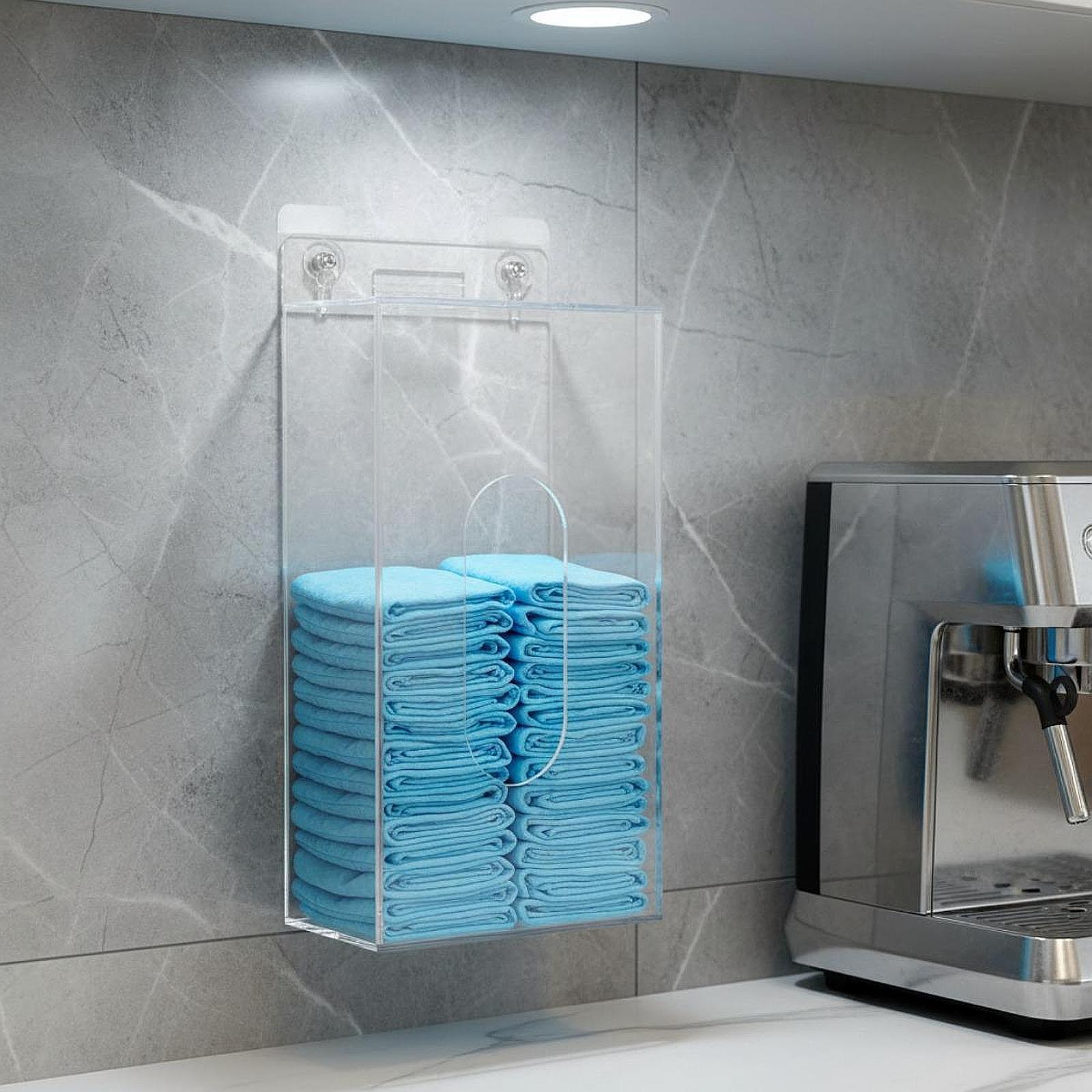 Suporte de Parede em Acrílico  - Face Mask Storage Box avaliação e preço