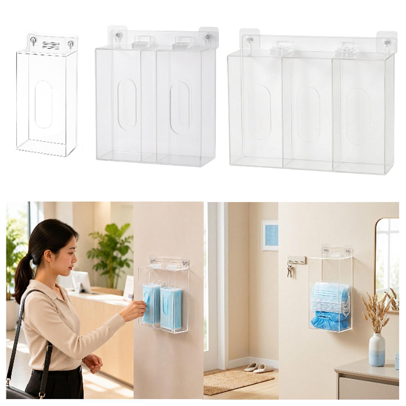 Suporte de Parede em Acrílico  - Face Mask Storage Box avaliação e preço