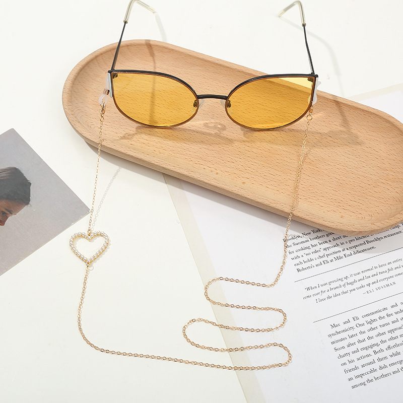 2022 moda óculos corrente para - Mask Chain Holder avaliação e preço