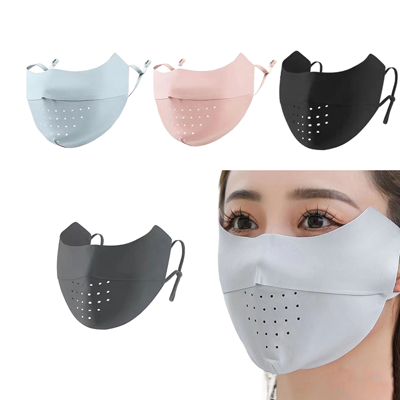 Máscara facial de seda de gelo - Sports Mask Breathable avaliação e preço