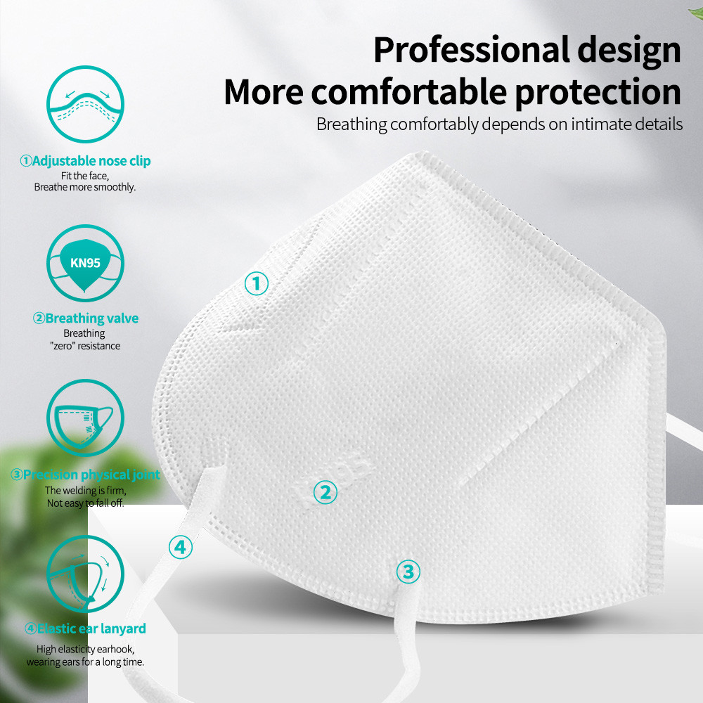 FFP2 Máscara Facial KN95 Masca - Kn95 Respirator Mask avaliação e preço