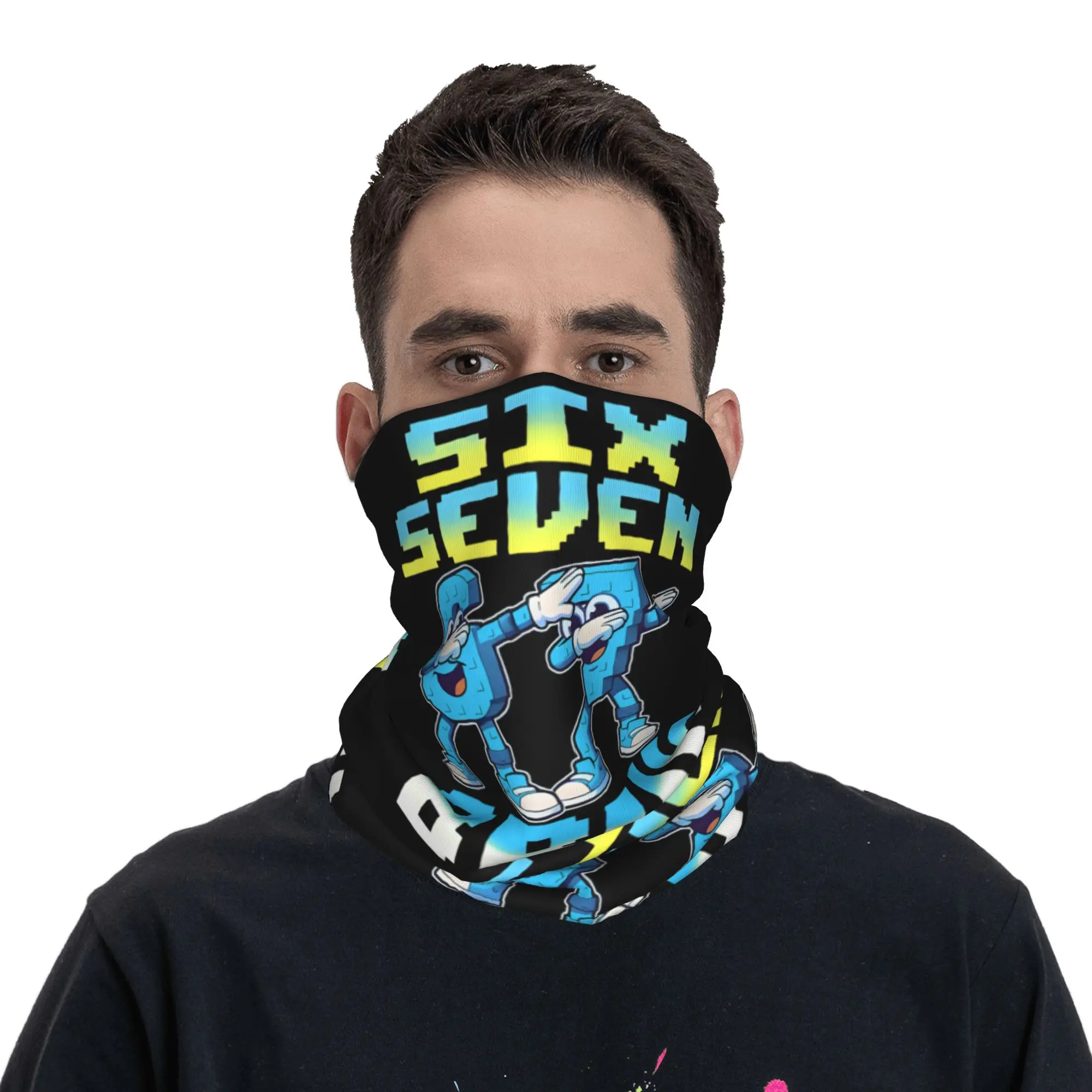 67 Six Seven Meme 6 7 Italian  - Neck Gaiter Face Cover avaliação e preço