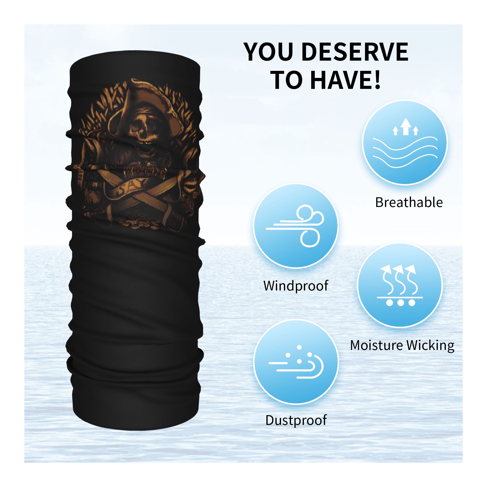 Bandana Personalizada com Esta - Neck Gaiter Face Cover avaliação e preço